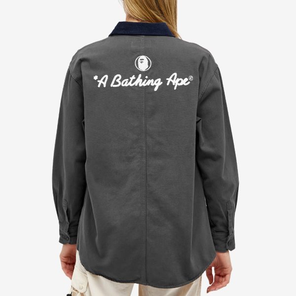 A Bathing Ape Logo Work Shirt