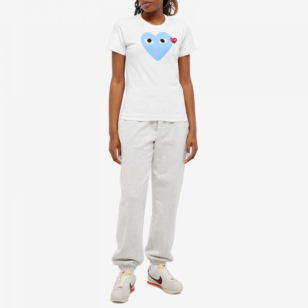 Comme des Garcons Play Women's Double Heart Logo T-Shirt