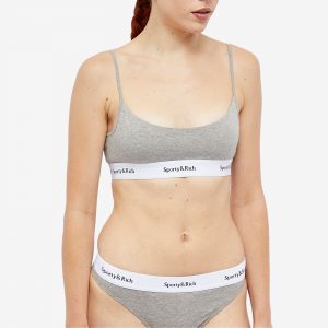 Sporty & Rich Serif Logo Bralette