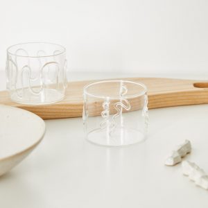 ferm LIVING Doodle Glasses Low - Set of 2