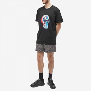 Alexander McQueen Solarized Skull Print T-Shirt