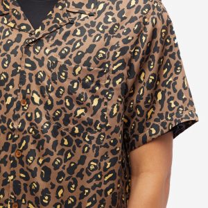 A Bathing Ape Leopard Open Collar Shirt