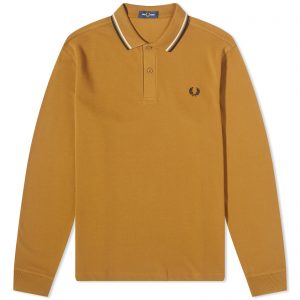 Fred Perry Long Sleeve Twin Tipped Polo