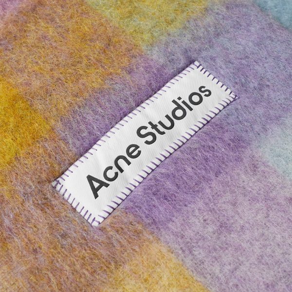 Acne Studios Vally Check Scarf