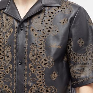 AMIRI Leather Bandana Vacation Shirt