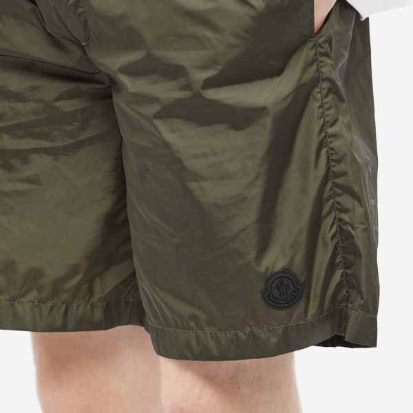 Moncler Badge Logo Swim Shorts