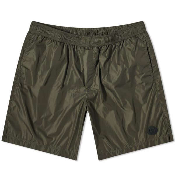 Moncler Badge Logo Swim Shorts