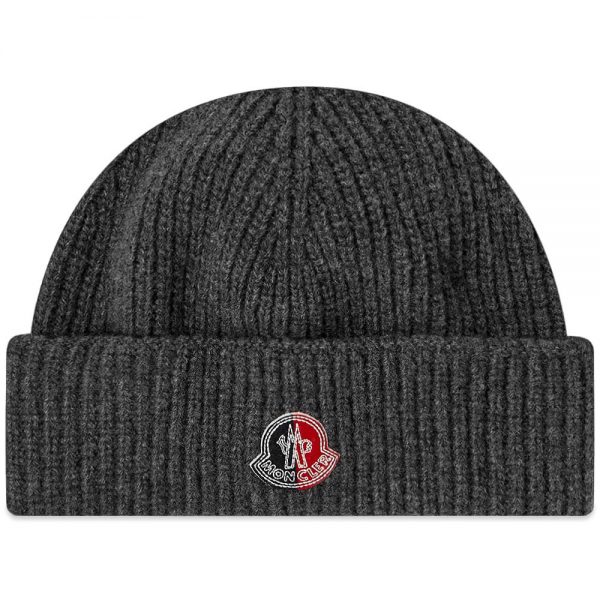 Moncler Genius Logo Patch Roll Beanie