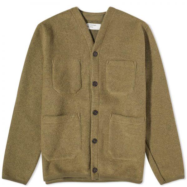 Universal Works Wool Fleece Cardigan