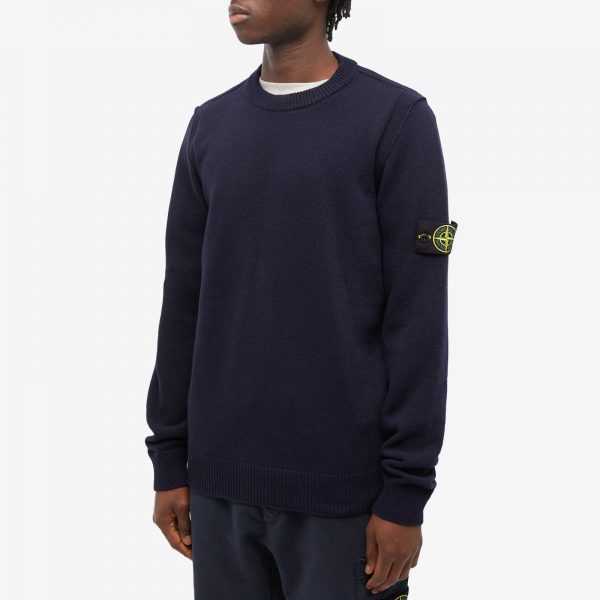 Stone Island Reverse Seam Lambswool Crew Knit