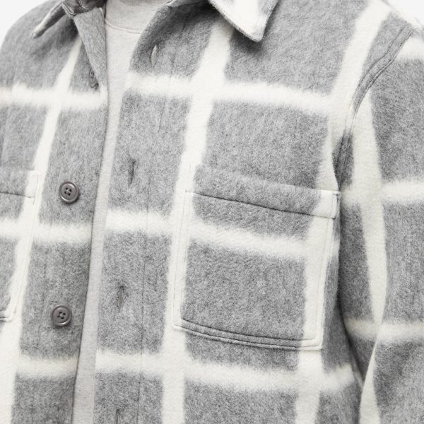 Portuguese Flannel Minimalist Check Overshirt