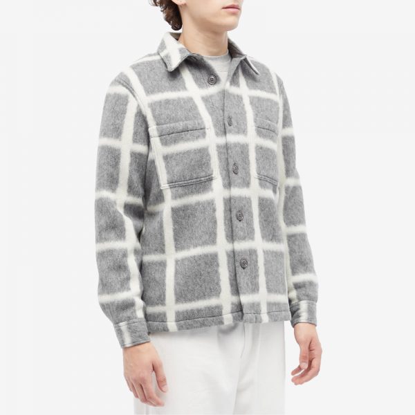 Portuguese Flannel Minimalist Check Overshirt