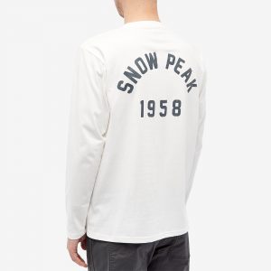 Snow Peak Long Sleeve Foam Print T-Shirt