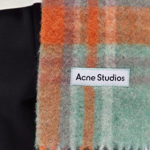 Acne Studios Vally Tartan New Scarf