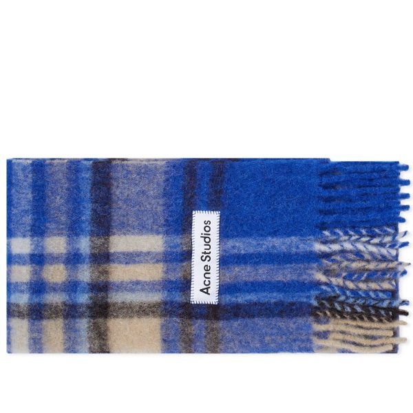 Acne Studios Vally Tartan New Scarf