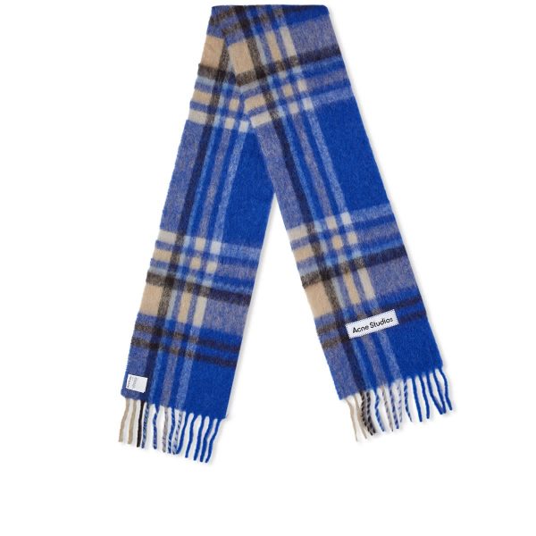 Acne Studios Vally Tartan New Scarf