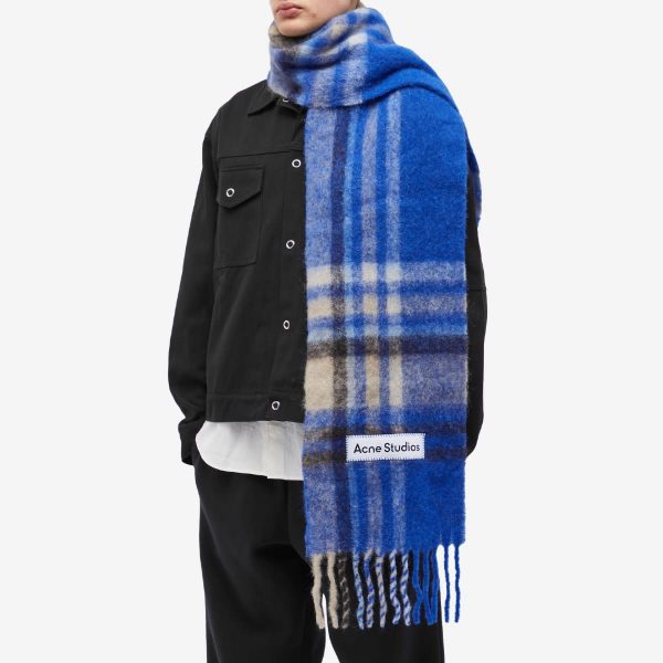 Acne Studios Vally Tartan New Scarf