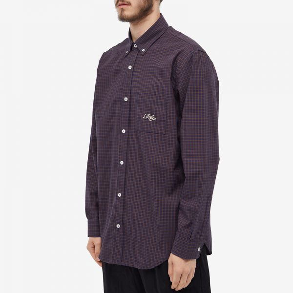 Drôle de Monsieur Logo Stripe Shirt