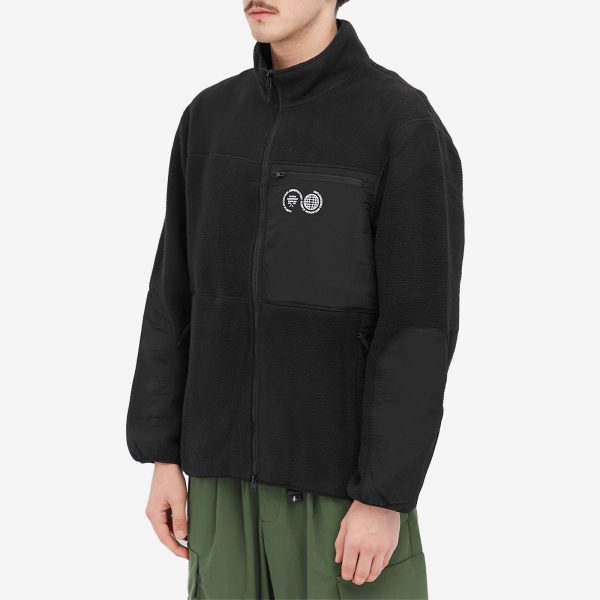 Purple Mountain Observatory Borg Zip Fleece Jacket