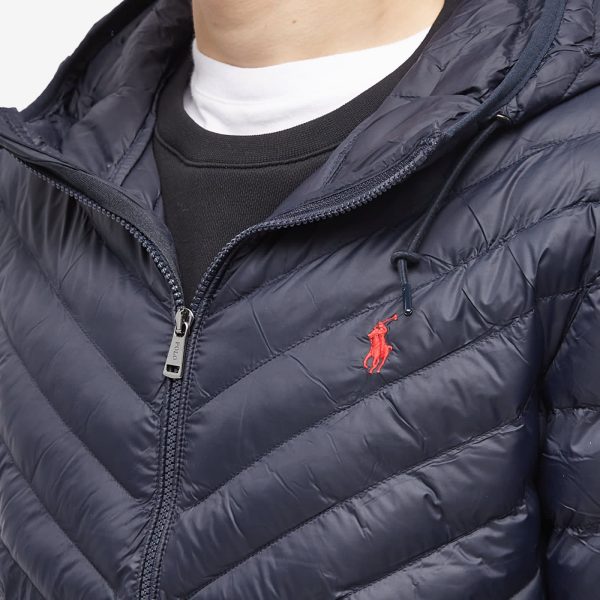 Polo Ralph Lauren Terra Chevron Insulated Hooded Jacket