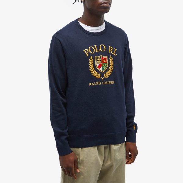 Polo Ralph Lauren Crest Logo Crew Knit