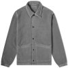 Save Khaki Twill Terry Snap Front Jacket