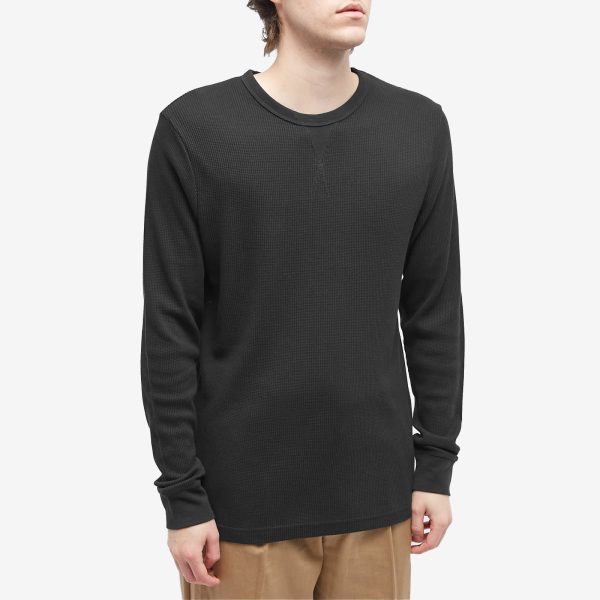 Sunspel Long Sleeve Waffle T-Shirt