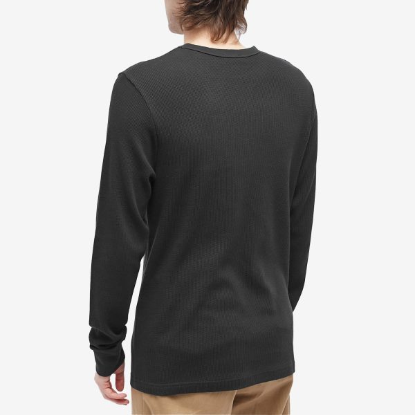 Sunspel Long Sleeve Waffle T-Shirt