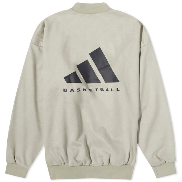 Adidas Basketball Back Logo Crew Sweat