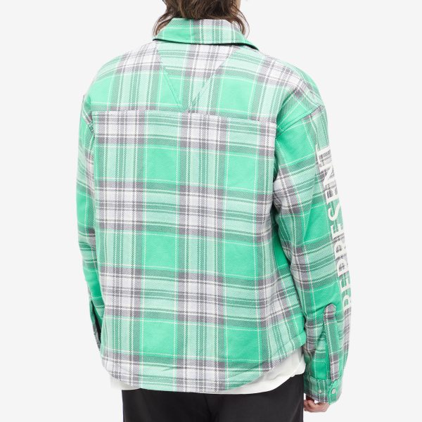 Represent Quilted Flannel Shirt Jacket