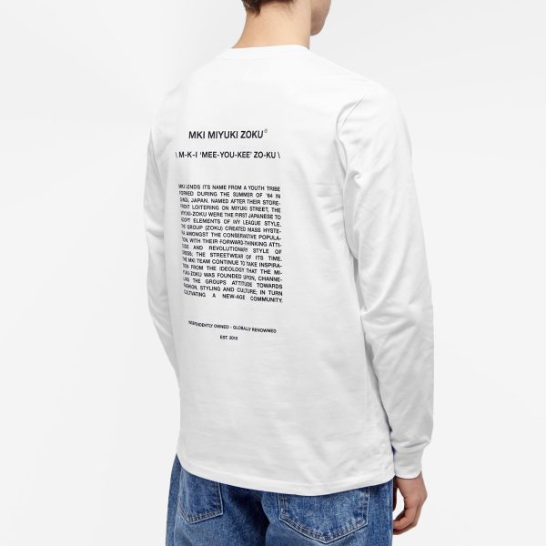 MKI Long Sleeve Phonetic T-Shirt