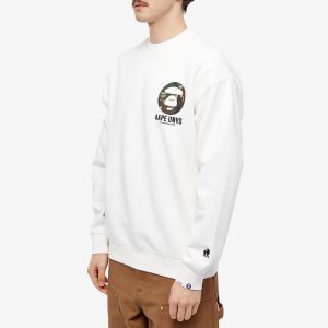 AAPE Back X-Bone Crew Sweat