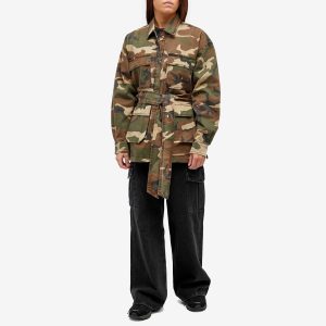 Good American Uniform Cargo Camo Jacket