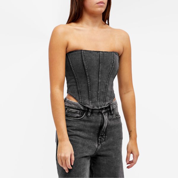 Good American Jeanius Terry Corset Top