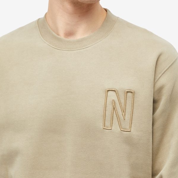 Norse Projects Arne Relaxed N Logo Crew Sweat