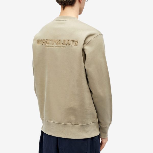 Norse Projects Arne Relaxed N Logo Crew Sweat