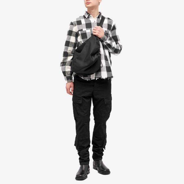 John Elliott Silverado Paneled Plaid Shirt