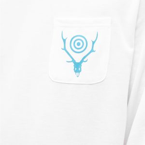 South2 West8 Long Sleeve Circle Horn Pocket T-Shirt