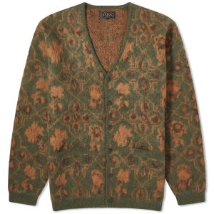 Beams Plus Botanical Pattern Cardigan