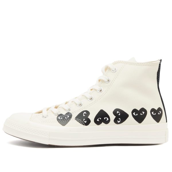 Comme des Garçons Play x Converse Multi Heart High Sneaker