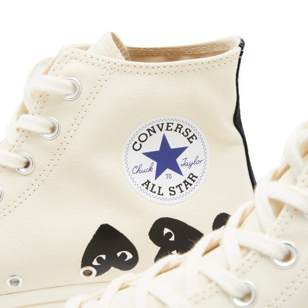 Comme des Garçons Play x Converse Multi Heart High Sneaker