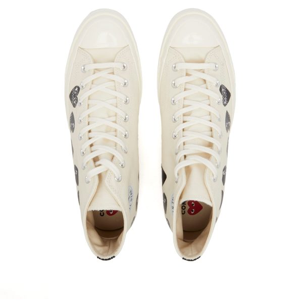 Comme des Garçons Play x Converse Multi Heart High Sneaker