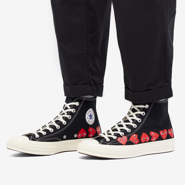 Comme des Garçons Play x Converse Multi Heart High Sneaker