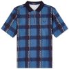 Fred Perry Gllitch Tartan Zip Neck Polo