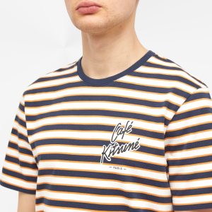 Cafe Kitsune Striped Regular T-Shirt