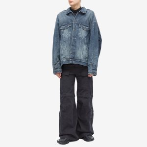 Balenciaga Runway Deconstructed Denim Jacket