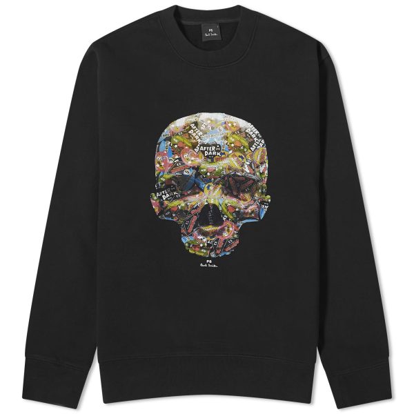 Paul Smith Sticker Skull Crew Sweat