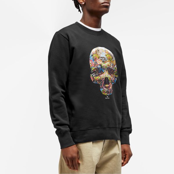 Paul Smith Sticker Skull Crew Sweat