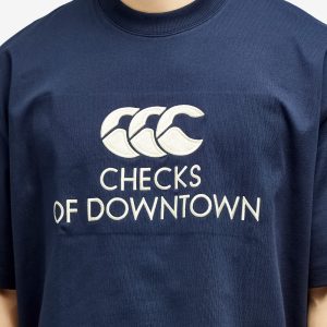 Checks Downtown x Canterbury Logo T-Shirt