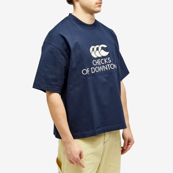 Checks Downtown x Canterbury Logo T-Shirt